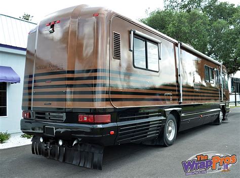 Black RV Stripes | The WrapPros @ BB Graphics | bbgraphics.com | #bbgraphics #3MCertified # ...