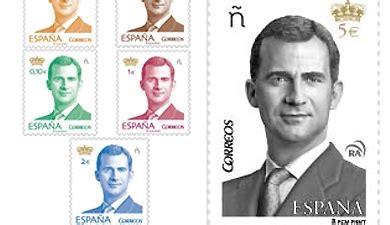 Correos emite los primeros sellos de la serie básica del Rey de España Felipe VI | Cantabria 24 ...