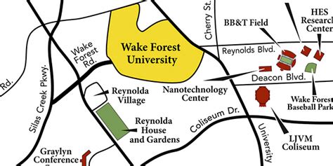 Maps | About Wake Forest | Wake Forest University