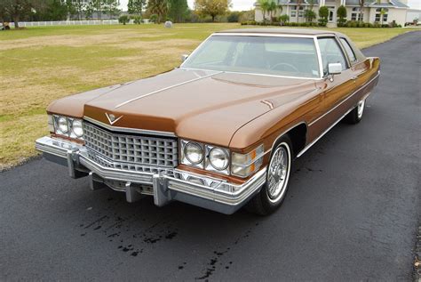 All American Classic Cars: 1974 Cadillac Coupe de Ville 2-Door Hardtop