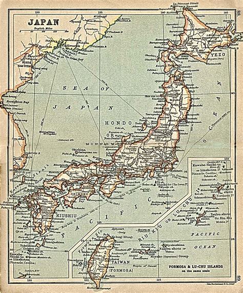 File:Japan with inset map Formosa and Riu-Kiu Islands from A Literary and Historical Atlas of ...