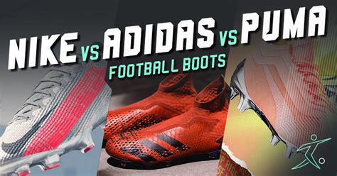 Nike vs. adidas vs. Puma football boots