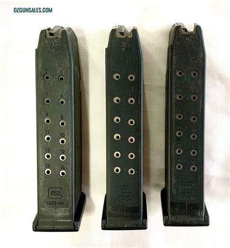 OZ GUN SALES - Online Firearms Classifieds - » GLOCK MAGAZINES 40 S&W 15RD