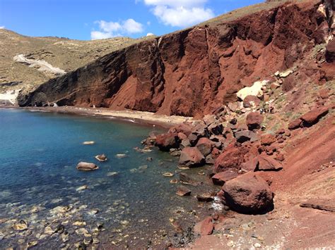 Akrotiri Red Beach - Santorini, Greece - Travel is my favorite Sport