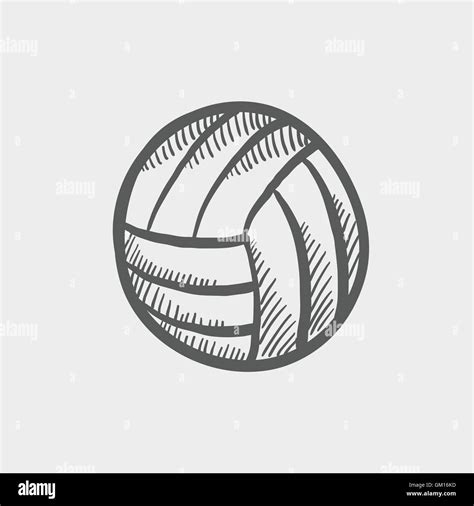 Volleyball sketch hi-res stock photography and images - Alamy