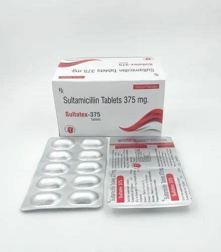 Sultamicillin Tablets, 10*10 Alu Alu, Prescription at Rs 1100/box in Paonta Sahib