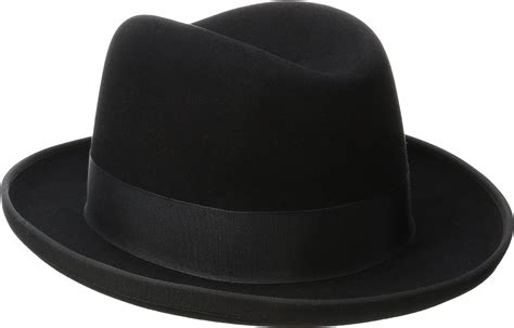 Stetson Men's Homburg Royal Deluxe Fur Felt Hat at Amazon Men’s Clothing store