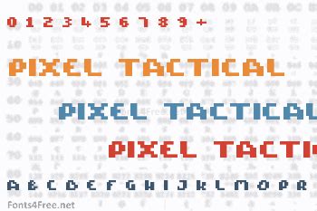 Pixel Tactical Font Download - Fonts4Free