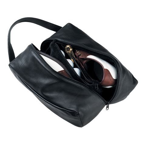 Fine Leather Golf Shoe Bag – scarboroughtweedgifts