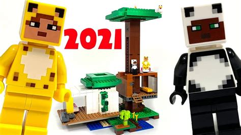 Lego Minecraft 21174 Huge Modern Treehouse Build Review Part 1 | Building a treehouse, Tree ...