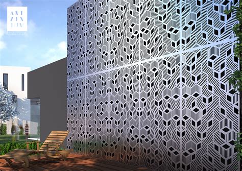 Aluminium mashrabiya screen | Facade cladding, Cladding design, Facade