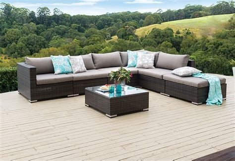 Harbour 7 Piece Outdoor Modular Lounge | Outdoor lounge, Outdoor rooms ...