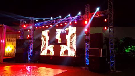 RENTAL Rectangle Wedding LED Screen, For Indoor And Outdoor, Display Size: 576mm X 576mm, Rs ...