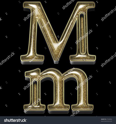 Gold Monogram Alphabet Stock Photo 67929856 : Shutterstock