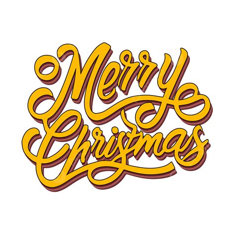 Merry Christmas Handwriting Lettering Creative Vector, Merry Christmas ...