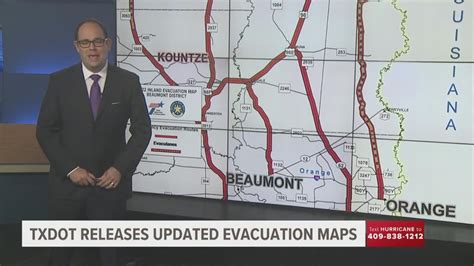 TxDOT releases 2022 hurricane evacuation maps | 12newsnow.com