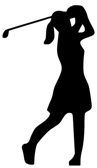 Woman Golfer Silhouette at GetDrawings | Free download