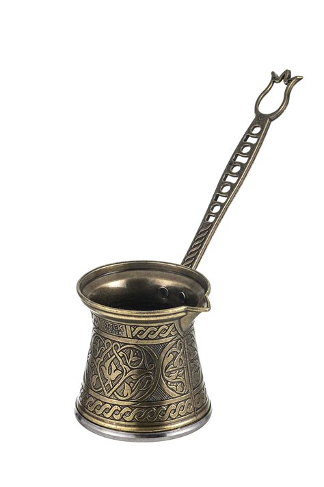 Copper Turkish Coffee Pot ibrik 8 oz., Arabic Coffee Pot Stovetop ...