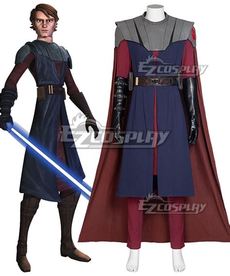 Star Wars: The Clone Wars Anakin Skywalker Cosplay Costume - B Edition