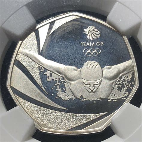 2016 Rio Olympic Team UK 50p Fifty Pence Silver Proof Coin | Etsy