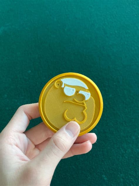 3d Printed Peter Griffin Inspired Gaming Hero Medallion Read ...