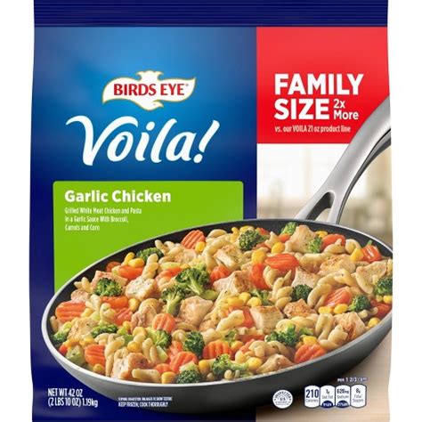 Birds Eye Voila! Family Size Frozen Garlic Chicken - 42oz : Target