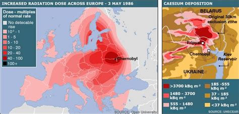 Chernobyl Disaster Map Of Location