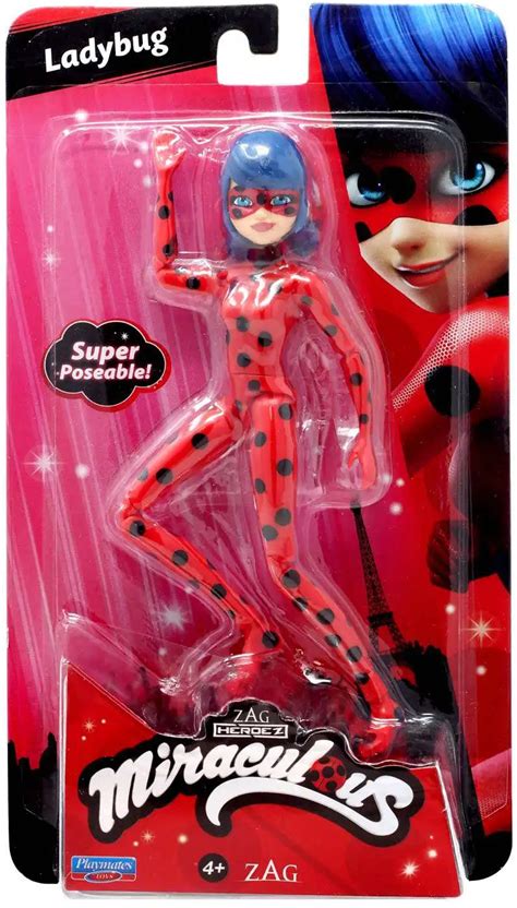 Miraculous Ladybug 5.5 Action Figure Playmates - ToyWiz