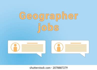 Geographer Jobs Geographer Text On Blue Stock Illustration 2078887279 ...