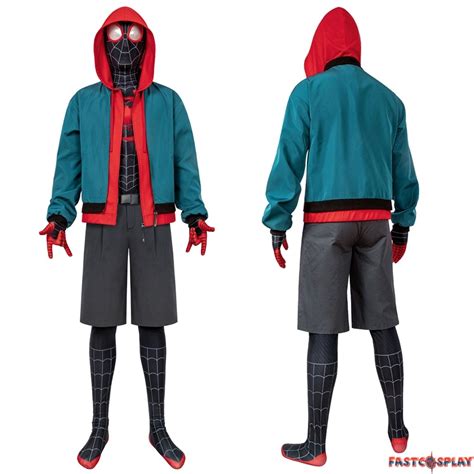 Spider-Man Into the Spider-Verse Miles Morales Cosplay Suit