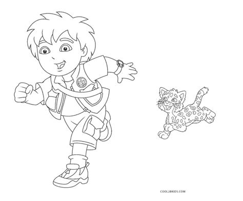 Free Printable Diego Coloring Pages For Kids