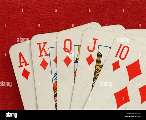 A royal flush five consecutive face cards of the same suit is the best ...