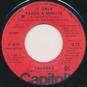 Tavares - It Only Takes A Minute (1975, Vinyl) | Discogs