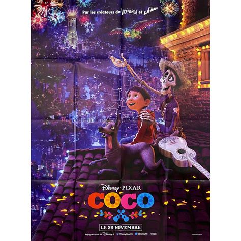 COCO French Movie Poster - 47x63 in. - 2017