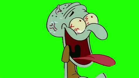 Squidward insane laugh green screen (Official) - YouTube