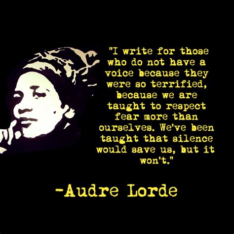 Audre Lorde Quote on Women and Feminism | Literary Quotes | Pinterest ...