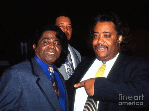 James Brown-rev Al Sharpton 1992 Photograph by Ed Weidman