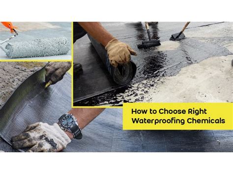 What is Waterproofing? How to Choose Right Waterproofing Chemicals