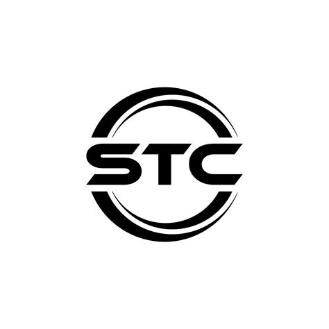 STC letter logo design in illustration. Vector logo, calligraphy designs for logo, Poster ...