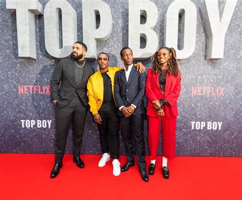 Drake and the Top Boy Cast at London Premiere 2019 - Photos | POPSUGAR Celebrity