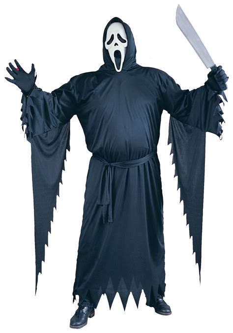 Scary Plus Size Scream Costume - Adult Plus Size Ghost Face Costume