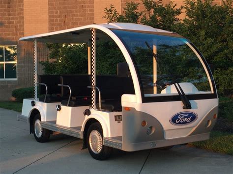 8 Passenger 2009 FORD Think 48 Volt Electric Shuttle Golf Cart for sale