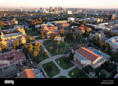 An aerial view of the UCLA campus ,Thursday, Jan 20, 2022, in Los ...