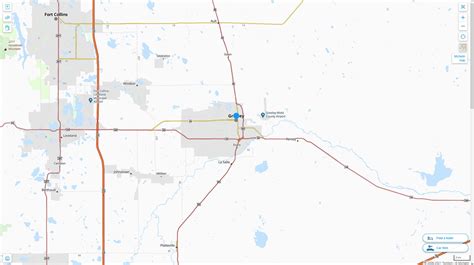 Greeley, Colorado Map