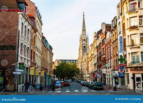 Shopping Street Of Lille Editorial Image - Image: 36187345