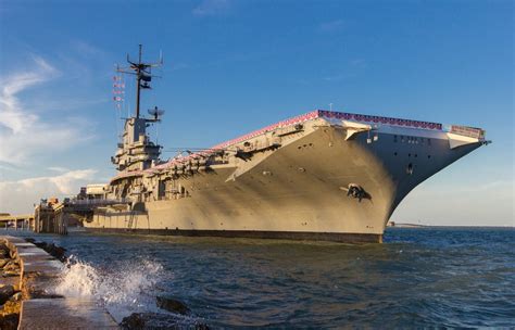 The USS Lexington Is A WWII Aircraft Carrier Museum In Texas