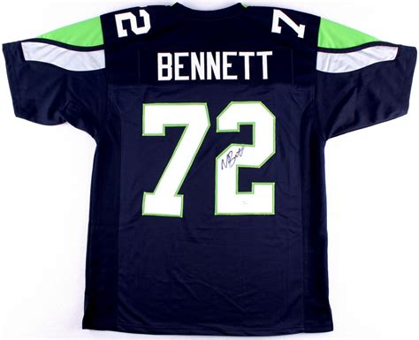 Michael Bennett Signed Seahawks Jersey (JSA COA) | Pristine Auction