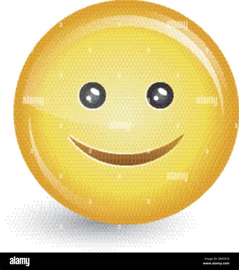 happy smiley face button badge Stock Vector Image & Art - Alamy