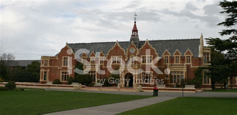 Ivey Hall, Lincoln University, New Zealand. Stock Photo | Royalty-Free ...