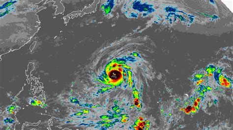 Super Typhoon Yutu, one of the strongest storms ever, hits Saipan